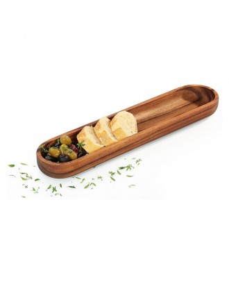 Tava pentru servire, lemn de salcam, 45x9.5 cm - ZASSENHAUS